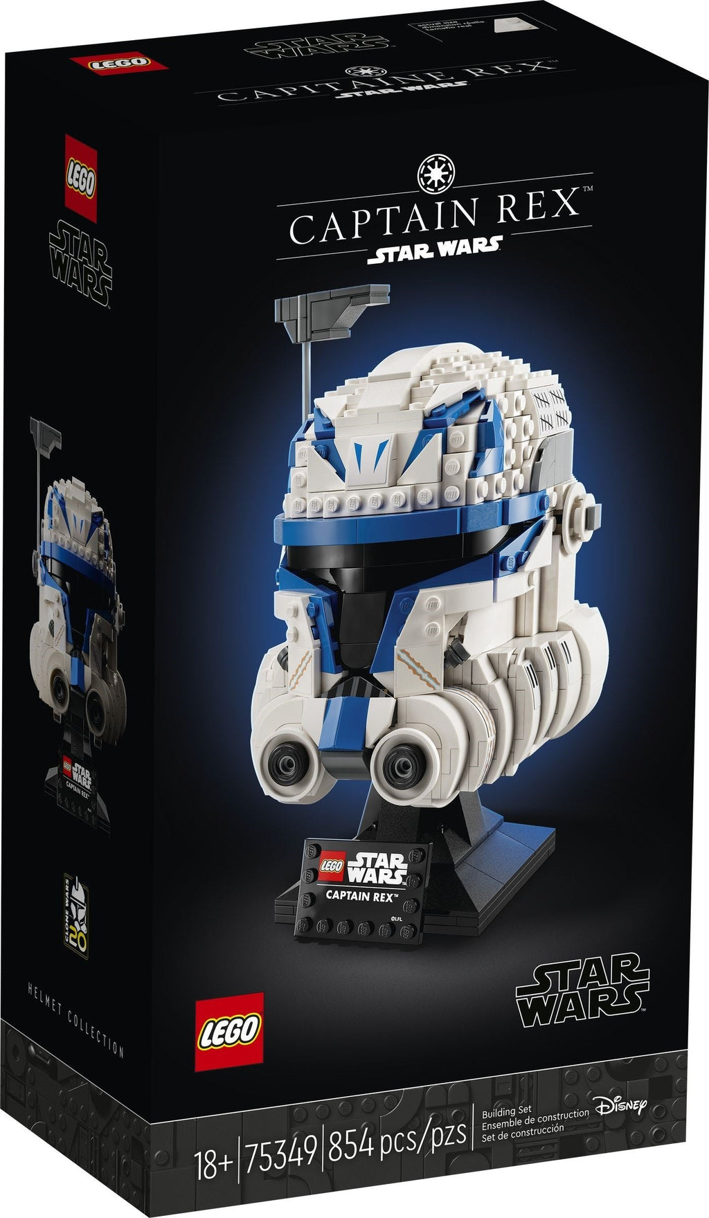 75349 LEGO Captain Rex Helmet product image 1, provided for visual reference and product detail review