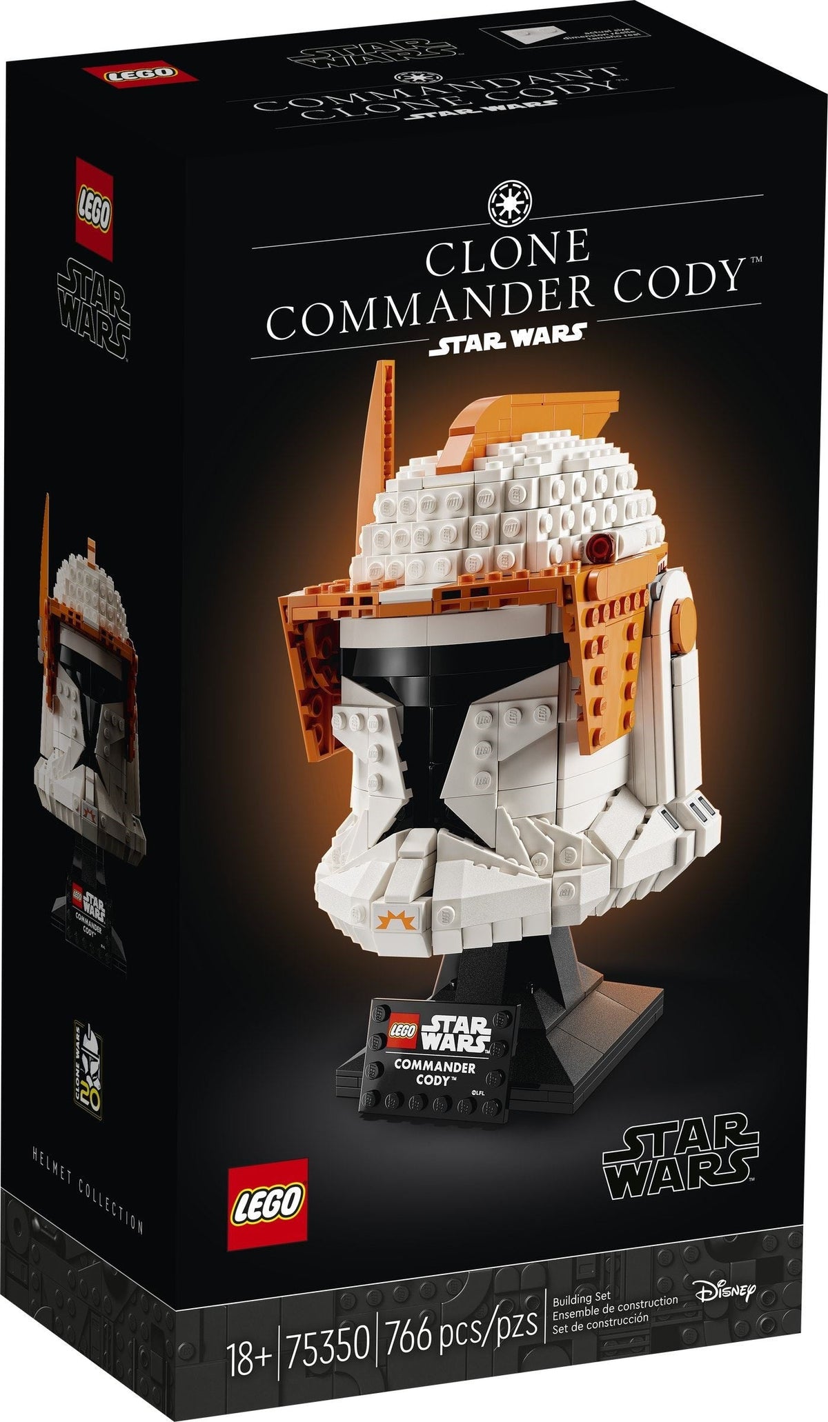 75350 LEGO Clone Commander Cody Helmet product image 1, provided for visual reference and product detail review
