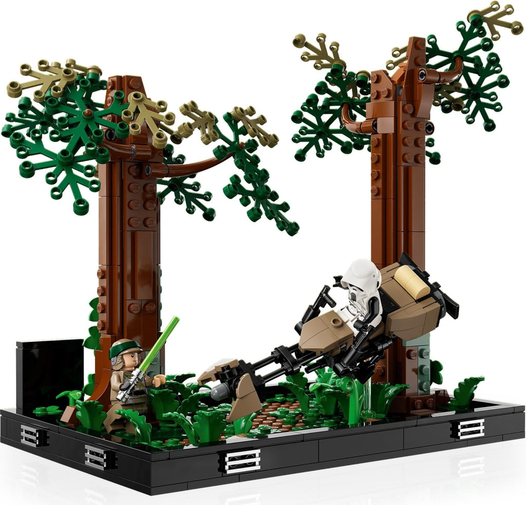 75353 LEGO Endor Speeder Chase Diorama product image 3, provided for visual reference and product detail review