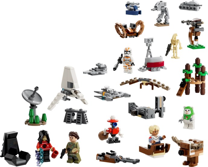 75366 LEGO Star Wars Advent Calendar 2023 product image 3, provided for visual reference and product detail review
