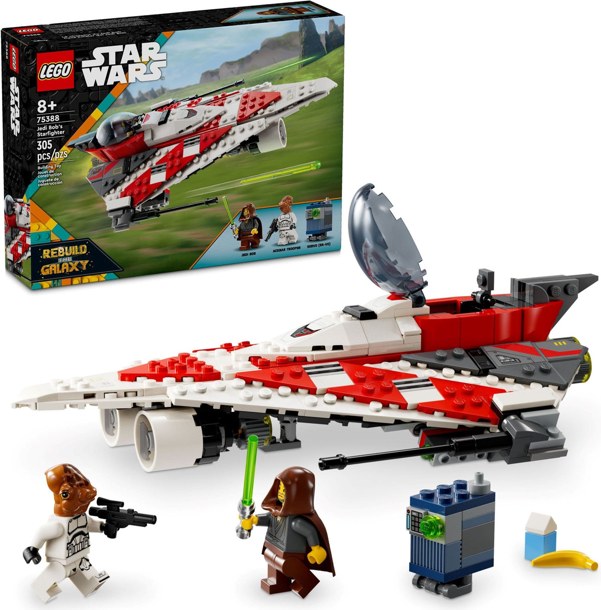 75388 LEGO Jedi Bob's Starfighter product image 1, provided for visual reference and product detail review
