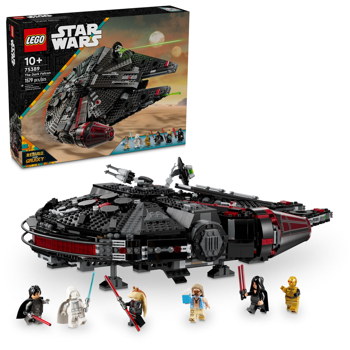 75389 LEGO The Dark Falcon product image 4, provided for visual reference and product detail review