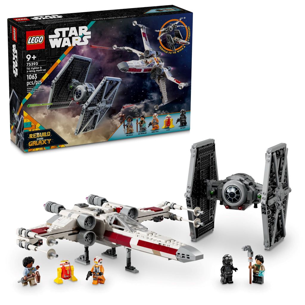 75393 LEGO TIE Fighter & X-Wing Mech product image 4, provided for visual reference and product detail review