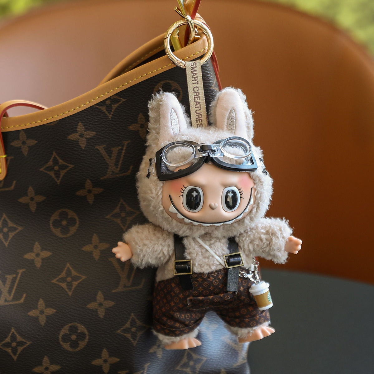 (Baby + clothes) Sitting party baby clothes plush vinyl face doll bag pendant girl gift product image 14, provided for