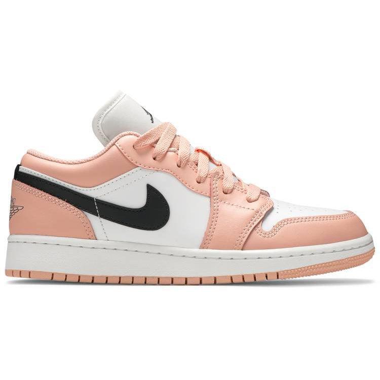 Nike Air Jordan 1 Low GS 'Light Arctic Pink' product image 1, provided for visual reference and product detail review