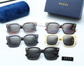 5 Colors Letter Decoration Tr90 Square Polarized Sunglasses product image 1, provided for visual reference and product