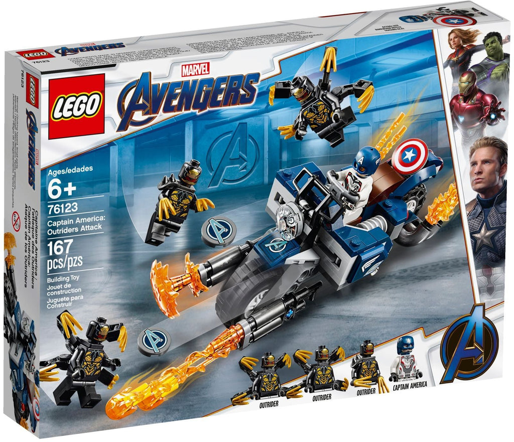 76123 LEGO Captain America: Outriders Attack product image 1, provided for visual reference and product detail review