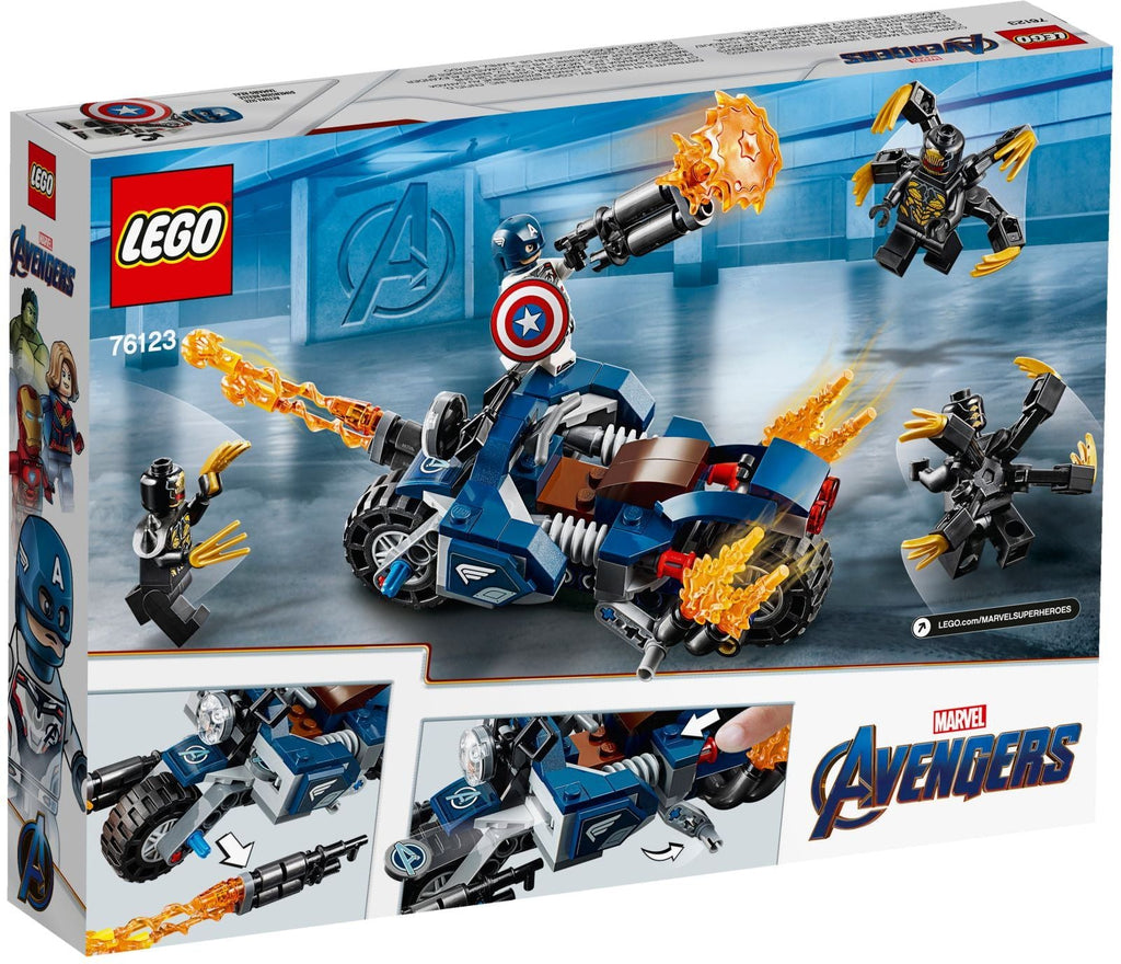 76123 LEGO Captain America: Outriders Attack product image 2, provided for visual reference and product detail review