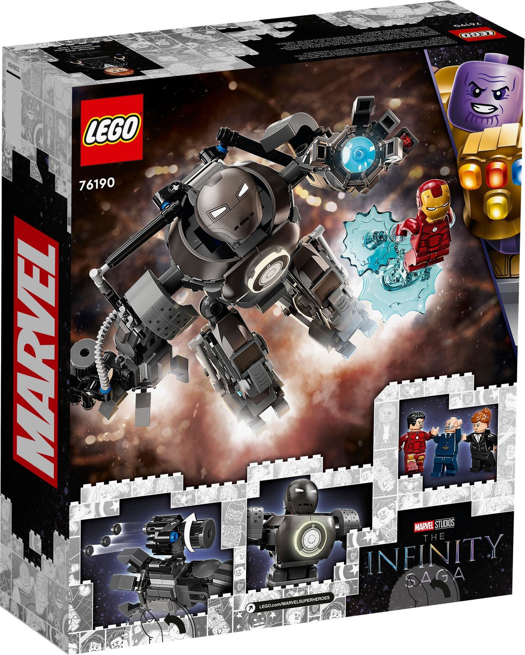 76190 LEGO Iron Man: Iron Monger Mayhem product image 2, provided for visual reference and product detail review