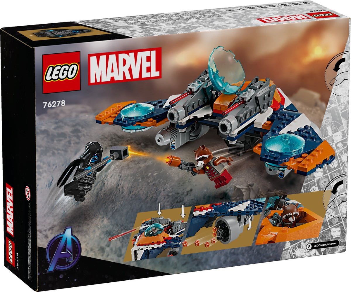 76278 LEGO Rocket's Warbird vs. Ronan product image 2, provided for visual reference and product detail review