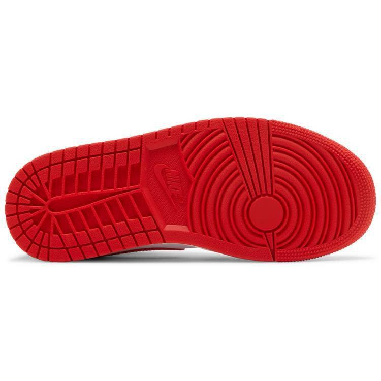 Nike Wmns Air Jordan 1 Mid 'Habanero Red' product image 3, provided for visual reference and product detail review
