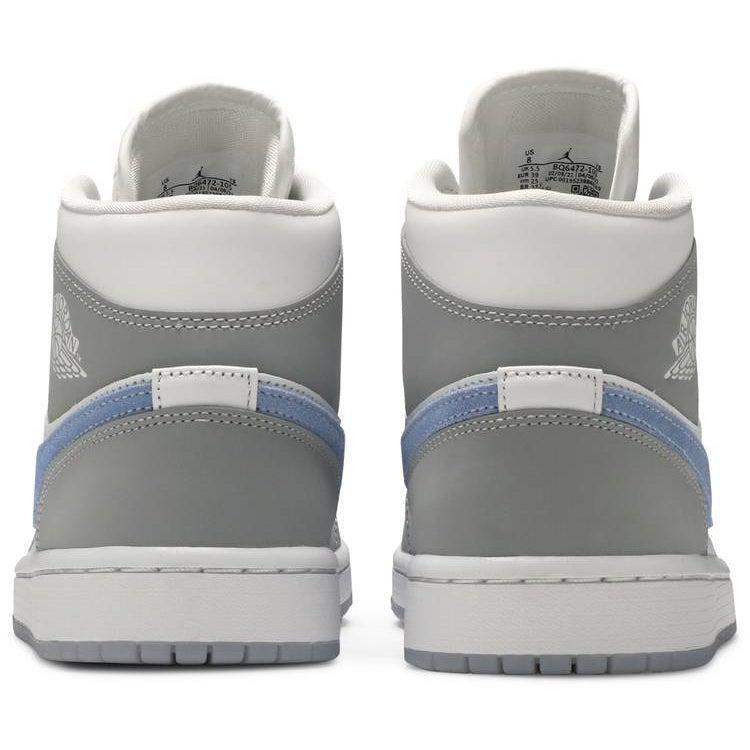 Nike Wmns Air Jordan 1 Mid "Wolf Grey" product image 4, provided for visual reference and product detail review