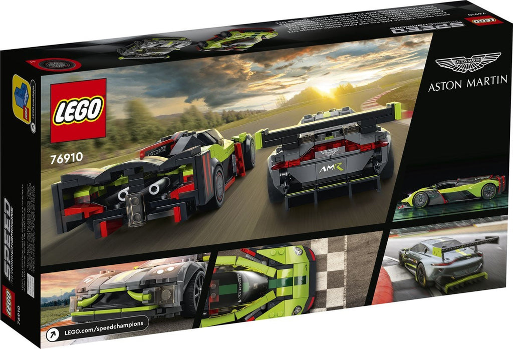 76910 LEGO Aston Martin Valkyrie AM Pro and Aston Martin Vantage GT3 product image 2, provided for visual reference and