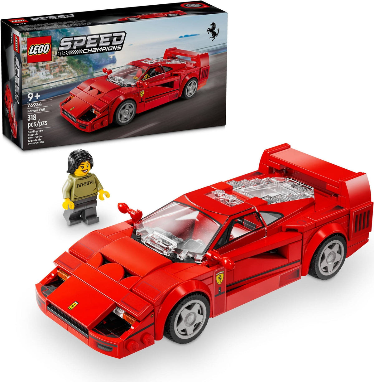 76934 LEGO Ferrari F40 Supercar product image 4, provided for visual reference and product detail review