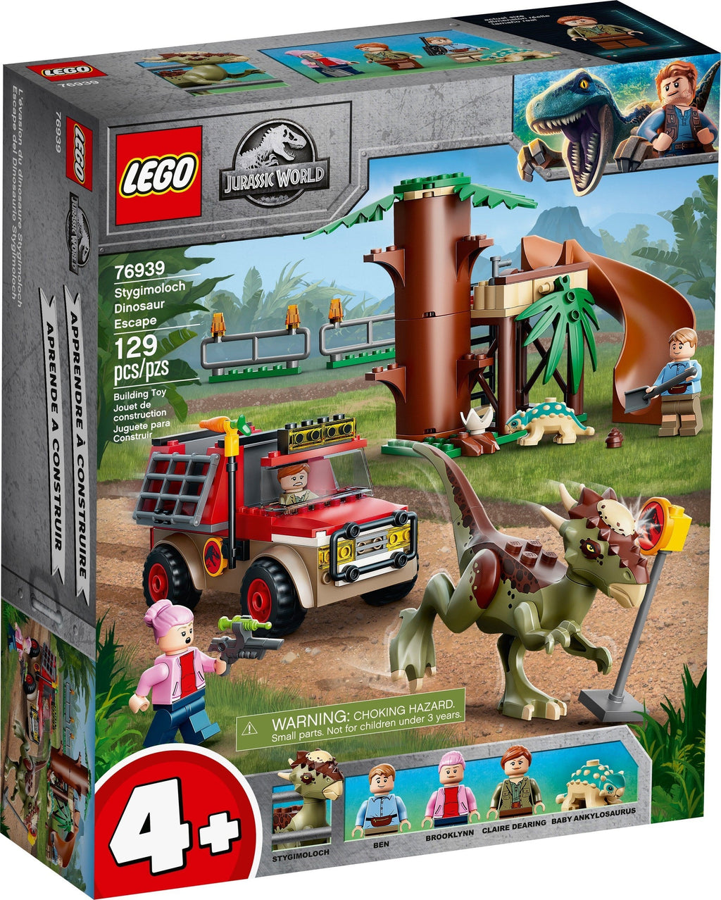 76939 LEGO Stygimoloch Dinosaur Escape product image 1, provided for visual reference and product detail review