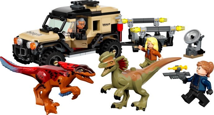 76951 LEGO Pyroraptor & Dilophosaurus Transport product image 3, provided for visual reference and product detail review