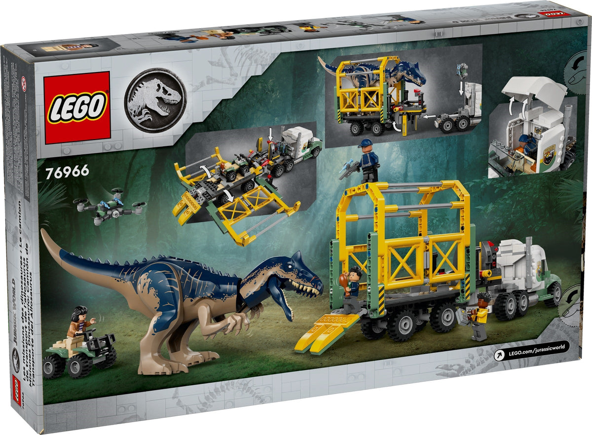 76966 Dinosaur Missions: Allosaurus Transport Truck product image 2, provided for visual reference and product detail review