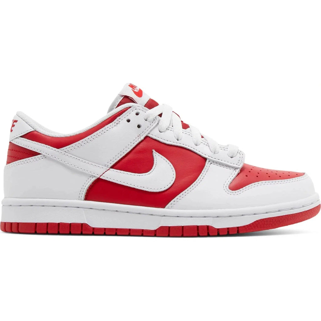 Nike Dunk Low GS 'Championship Red' product image 1, provided for visual reference and product detail review