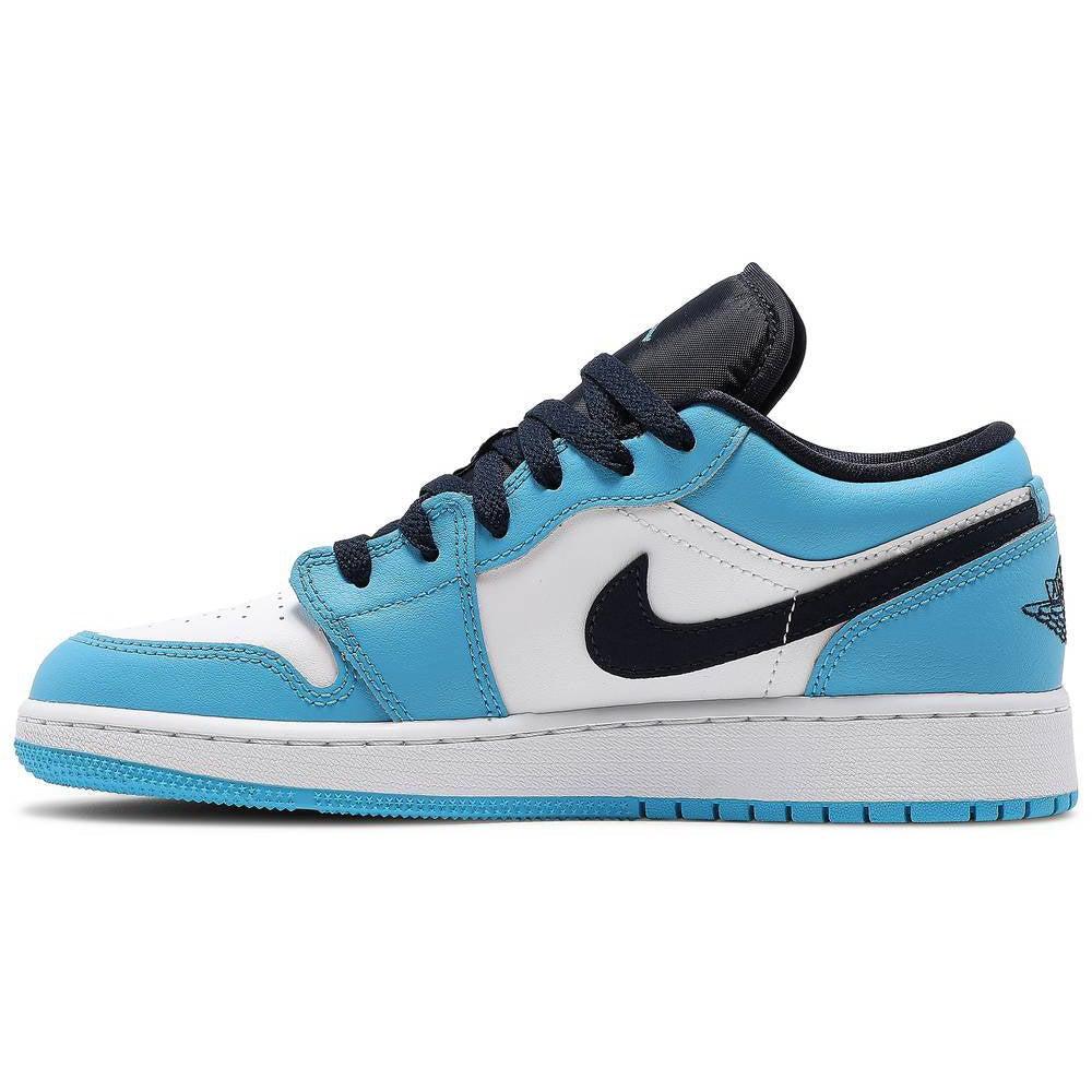 Nike Air Jordan 1 Low GS 'UNC' product image 2, provided for visual reference and product detail review