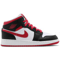Nike Air Jordan 1 Mid GS 'White Very Berry' product image 1, provided for visual reference and product detail review