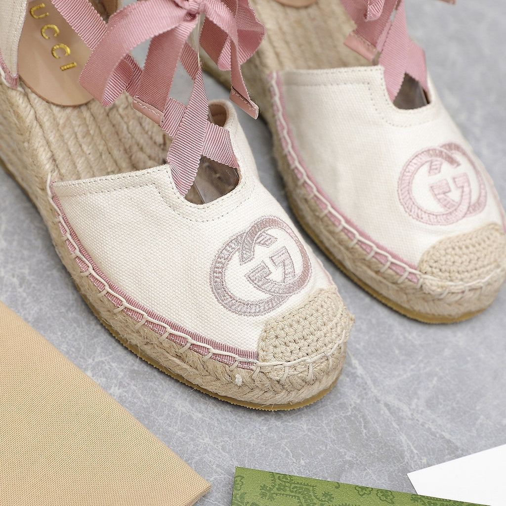 2023 GG Cotton Canvas Sandals-S58 product image 6, provided for visual reference and product detail review