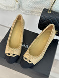 2023 CC Chain Double C Chunky Heel Shoes -S44 product image 1, provided for visual reference and product detail review