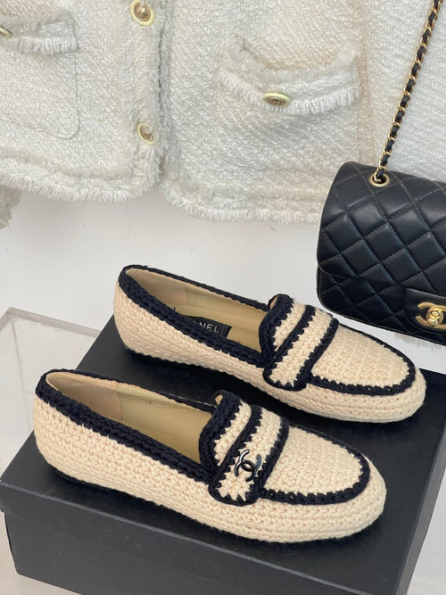 2023 CC new knitted wool loafers -S43 product image 2, provided for visual reference and product detail review