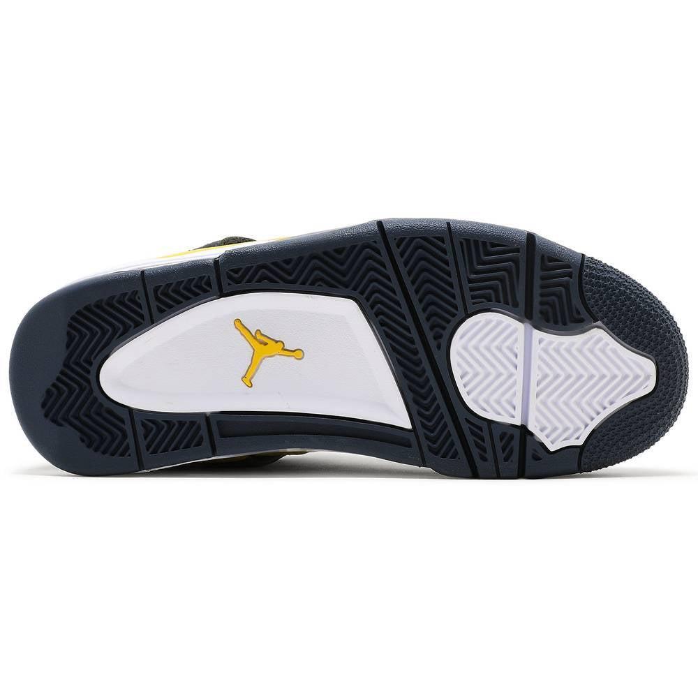 Nike Air Jordan 4 Retro GS 'Lightning' 2021 product image 3, provided for visual reference and product detail review