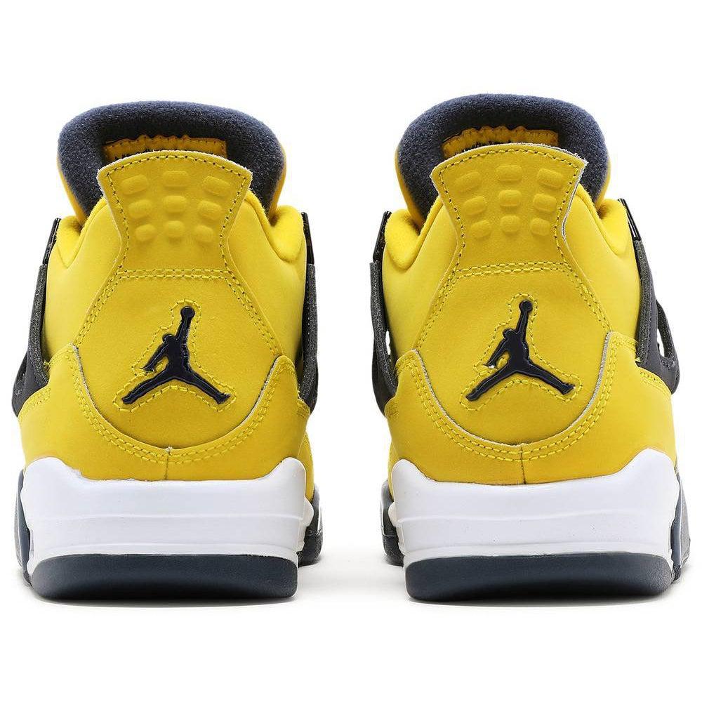 Nike Air Jordan 4 Retro GS 'Lightning' 2021 product image 4, provided for visual reference and product detail review