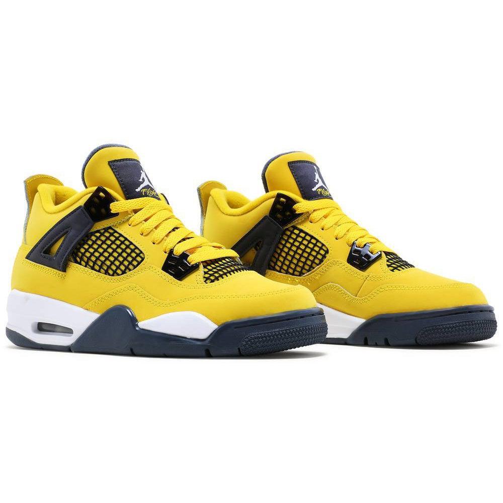 Nike Air Jordan 4 Retro GS 'Lightning' 2021 product image 5, provided for visual reference and product detail review