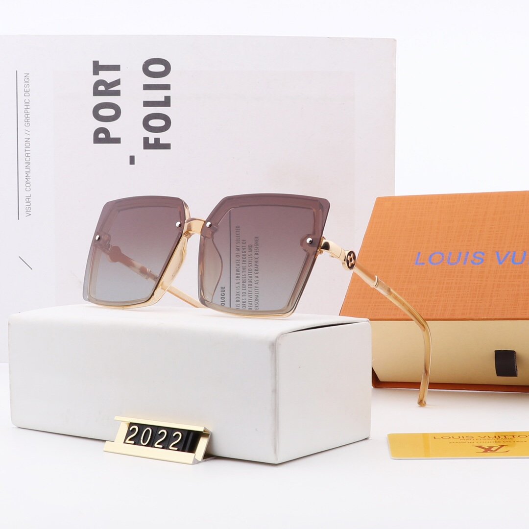 5 Colors Letter Decoration Tr90 Square Polarized Sunglasses product image 3, provided for visual reference and product