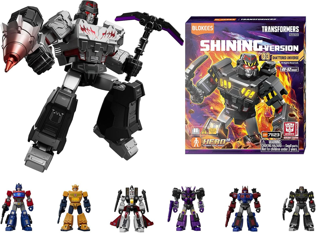 Blokees Transformers Model Kits Shining Version #03 Shattered Universe Mystery Box Trading Figure Set of 6 product image 1,