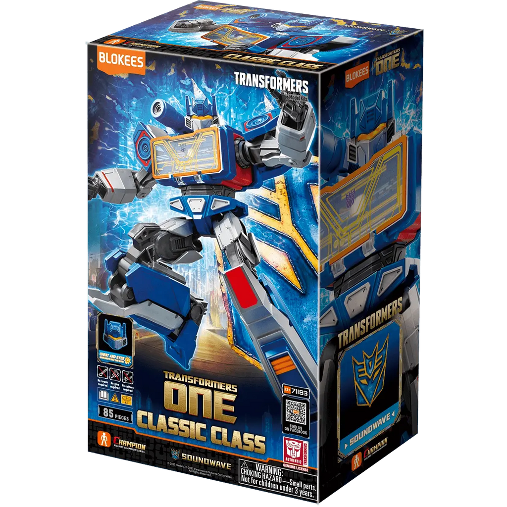 Blokees Transformers Classic Class #17 Soundwave (Transformers One) Model Kit product image 5, provided for visual reference