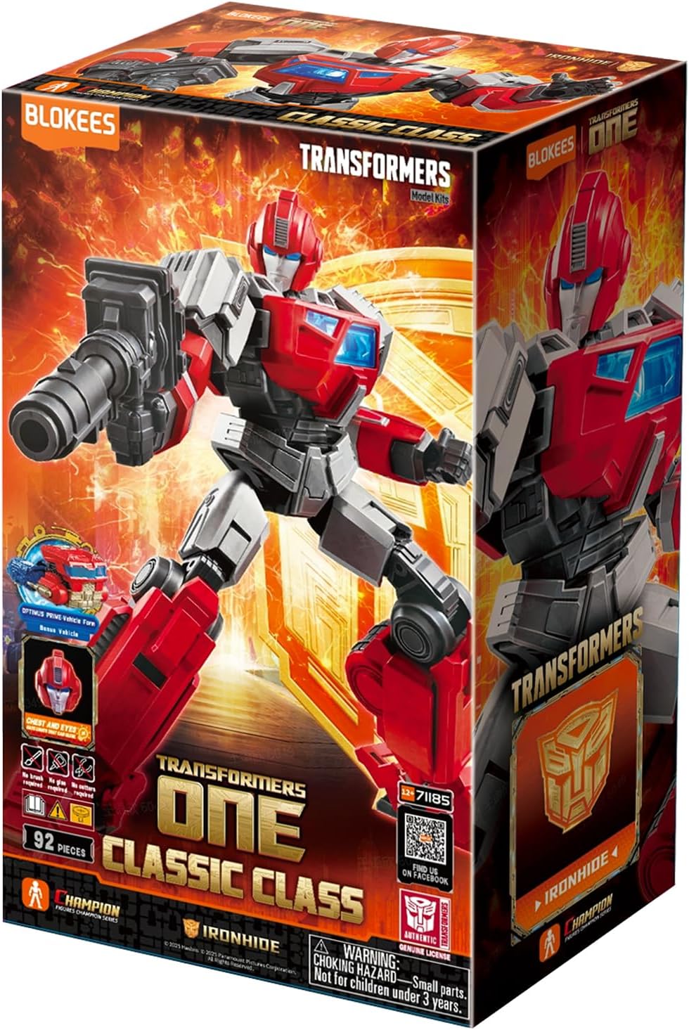 Blokees Transformers Classic Class #19 Ironhide (Transformers One) Model Kit product image 7, provided for visual reference