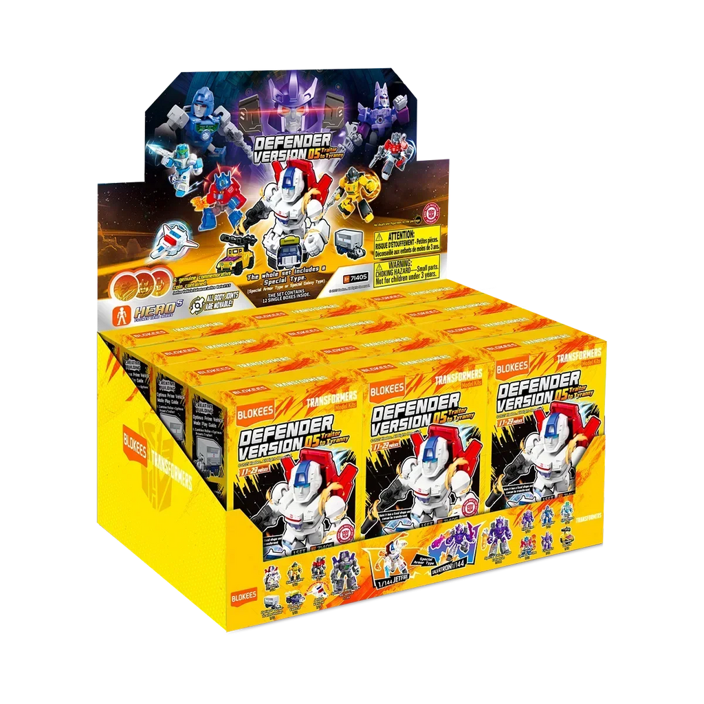 Blokees Transformers Model Kits Defender Version #05 Traitor to Tyranny Mystery Box Trading Figure Set of 12 product image