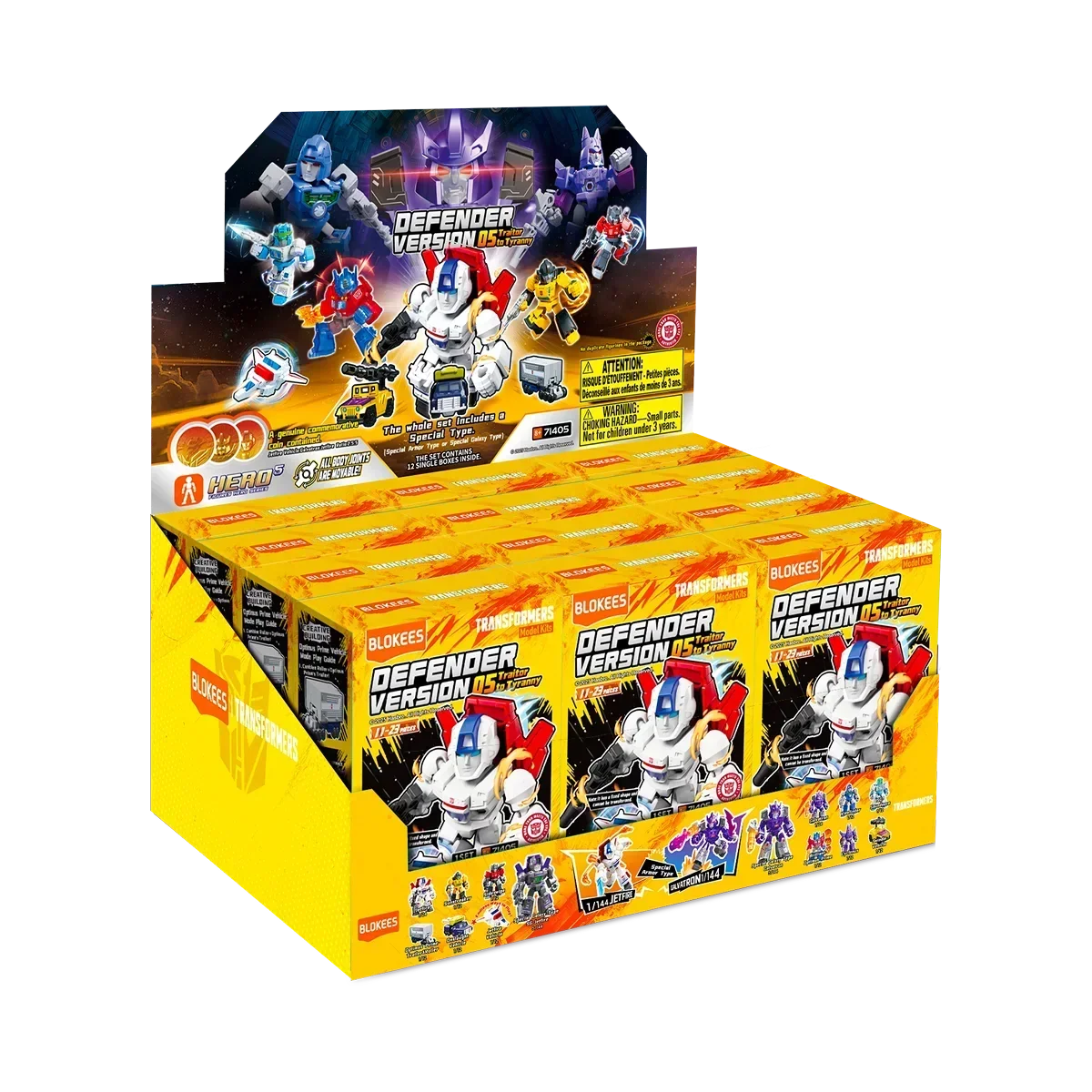 Blokees Transformers Model Kits Defender Version #05 Traitor to Tyranny Mystery Box Trading Figure Set of 12 product image