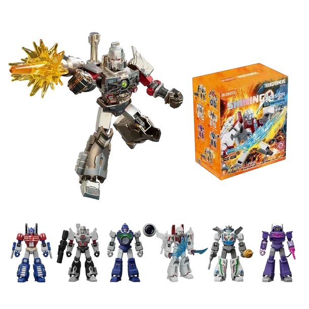 Blokees Transformers Model Kits Shining Version #04 Spark of Deception Box Trading Figure Set of 6 product image 1, provided