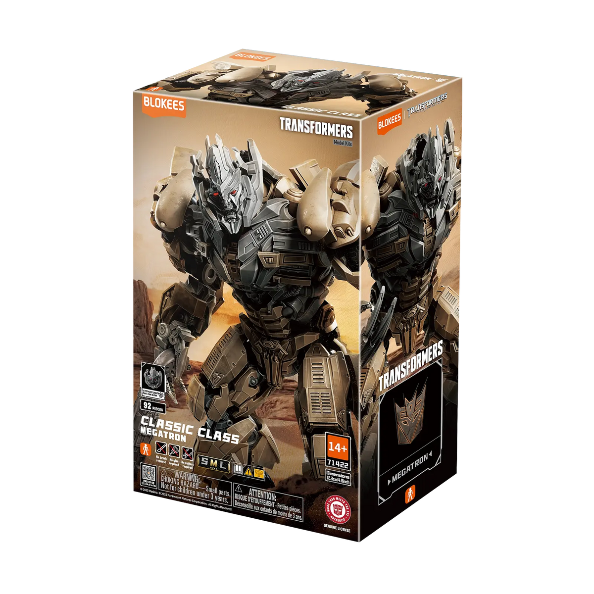 Blokees Transformers Classic Class #22 Megatron (Transformers Dark of the Moon) Model Kit product image 8, provided for