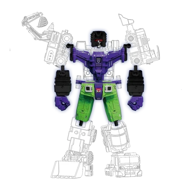Blokees Transformers Model Kits Defender Version Devastator Combining Accessory Kit product image 2, provided for visual