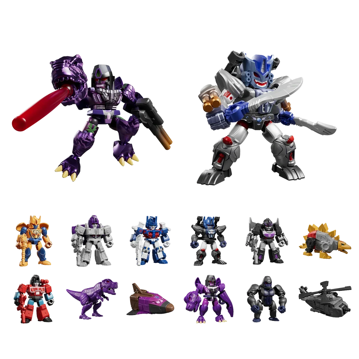 Blokees Transformers Model Kits Defender Version #06 Brutal Fang Mystery Box Trading Figure Set of 12 product image 1,