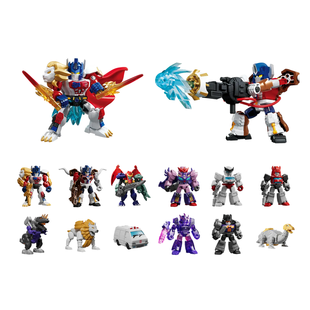 Blokees Transformers Model Kits Defender Version #07 Power of the Beast Mystery Box Trading Figure Set of 12 product image