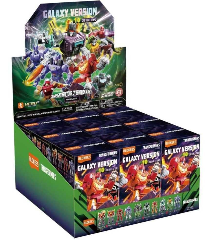Blokees Transformers Model Kits Experience Galaxy Version #10 One Shall Stand Mystery Box Trading Figure Set of 9 product
