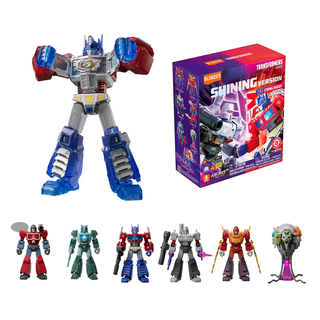 Blokees Transformers Model Kits Shining Version #05 Eternal Rivalry Box Trading Figure Set of 6 product image 1, provided