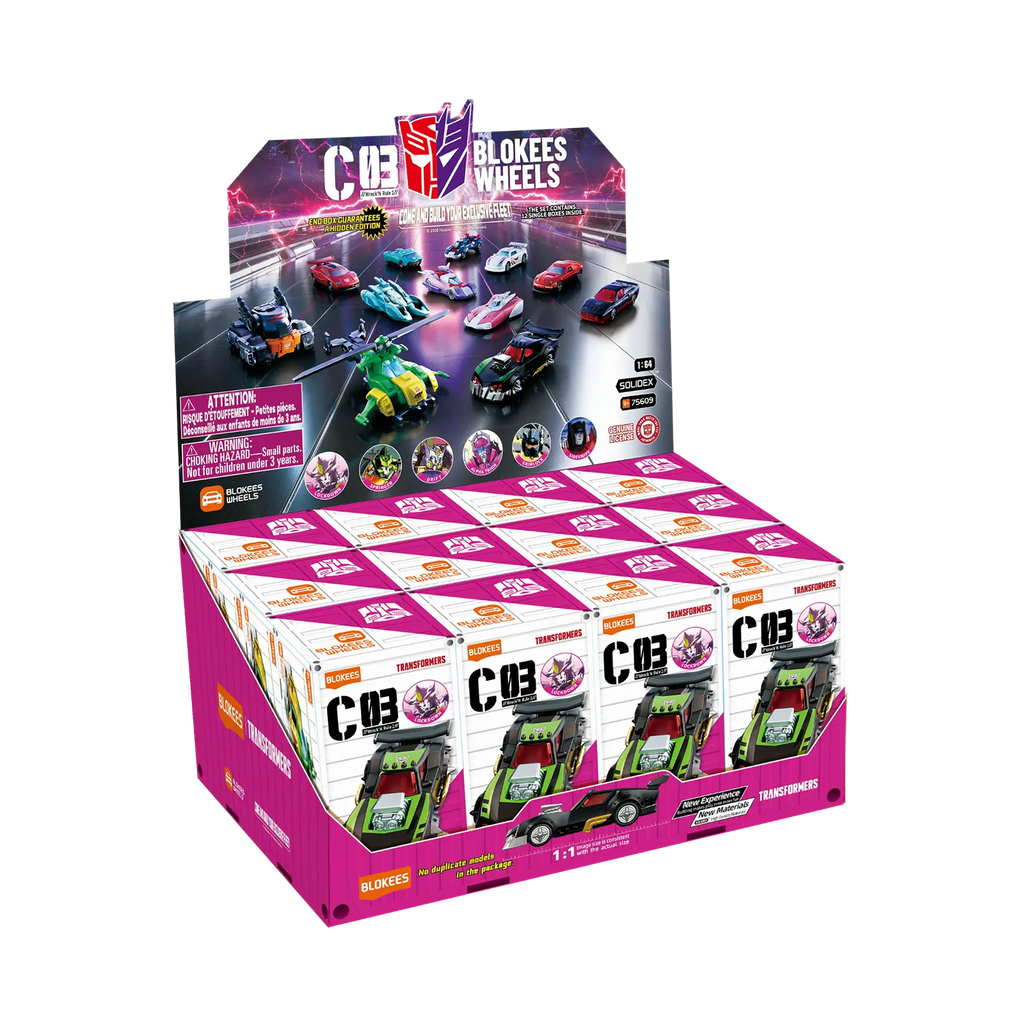 Blokees Transformers Model Kits Blokees Wheels C03 Wreck N Rule 2 Box Trading Figure Set of 12 product image 2, provided for