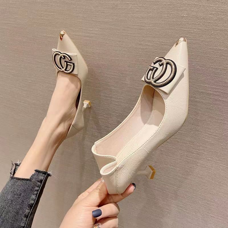 2023 GC Retro pointed toe high heels product image 6, provided for visual reference and product detail review