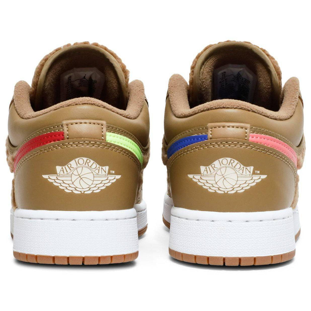 NIKE Air Jordan 1 Low Utility GS 'Teddy Bear' product image 3, provided for visual reference and product detail review