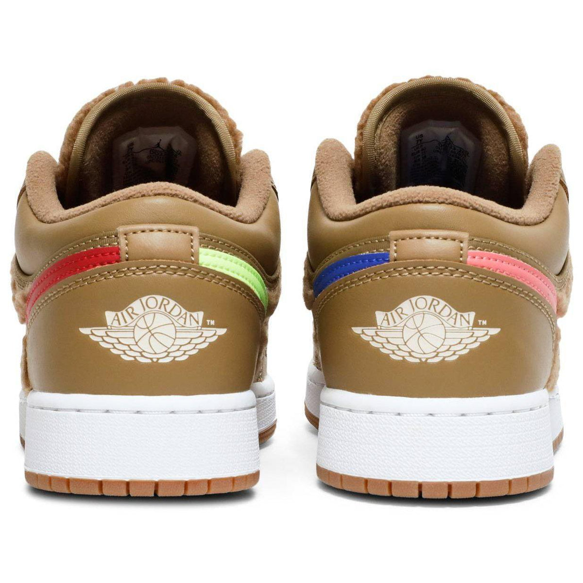 NIKE Air Jordan 1 Low Utility GS 'Teddy Bear' product image 3, provided for visual reference and product detail review