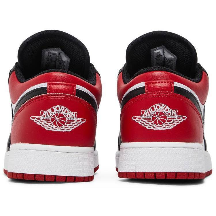 Nike Jordan 1 Low Bred Toe (GS) product image 4, provided for visual reference and product detail review