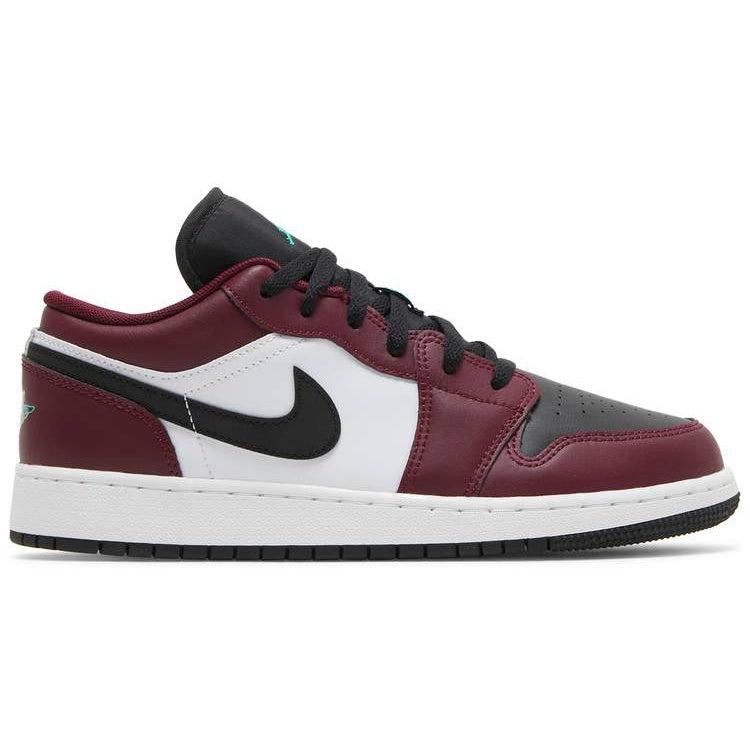 Nike Air Jordan 1 Low SE GS 'Dark Beetroot' product image 1, provided for visual reference and product detail review