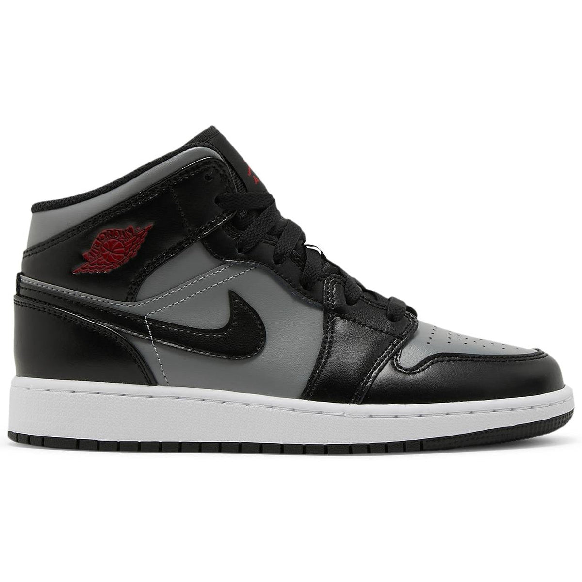 Nike Air Jordan 1 Mid GS 'Shadow' product image 1, provided for visual reference and product detail review